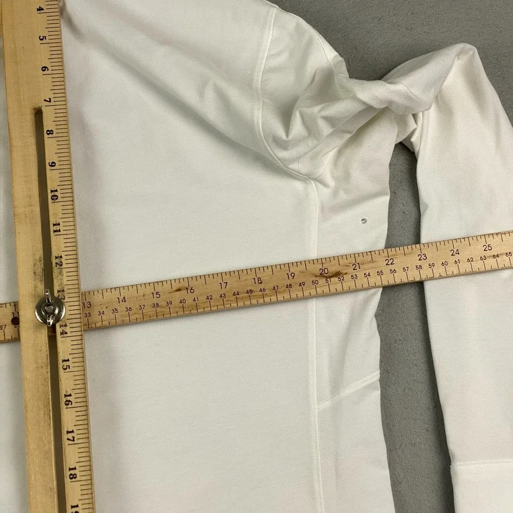 Lululemon Commission Shirt Men L White Twill Long Sleeve Button Up Casual